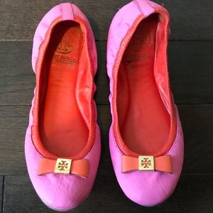 Hot Pink Tory Burch Flats